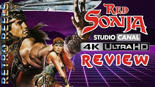 Red Sonja 1985 4K Ultra HD Bluray Unboxing amp Review Studio Canal 4K UHD [upl. by Loftus437]