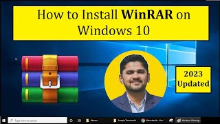 How to Install WinRAR on Windows 10  Complete Installation  Amit Thinks [upl. by Niki]