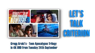 LETS TALK CRITERION  GREGG ARAKIS TEEN APOCALYPSE TRILOGY [upl. by Cello]