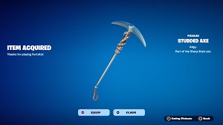 STUDDED AXE PICKAXE RETURN RELEASE DATE IN FORTNITE ITEM SHOP 2024 [upl. by Vern794]