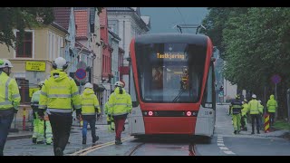 Bybanen Light Rail Train Bergen  Norway [upl. by Zaria]