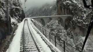 Landwasser viaduct run HD [upl. by Burnight]