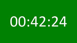 49 Minutes Countdown Timer Green Screen No Sound ⏱ [upl. by Nuahsal]