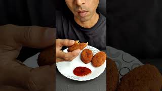 ASMR Eating Chicken Cutlet With Ketchup  S180 [upl. by Randell]