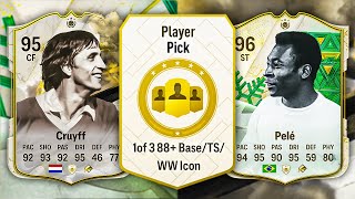 UNLIMITED 88 ICON PLAYER PICKS 👀 FC 24 Ultimate Team [upl. by Aylsworth]