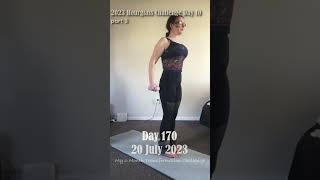 Day 170 Chloe Ting Transformation amp Weight Loss Challenge 2023 Motivation 💚 part 3 [upl. by Burtis]