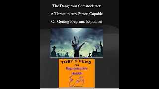 The Comstock Act The Danger Explained [upl. by Loring169]