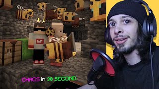 ქაოსი ყოველ 30 წამში  Minecraft BUT [upl. by Proudfoot]