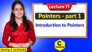 C71 Pointers in C  part 1 Introduction to pointers in C  C Programming Tutorials [upl. by Prowel]