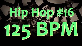 125 BPM  Hip Hop 16  44 Drum Beat  Drum Track [upl. by Janicki]