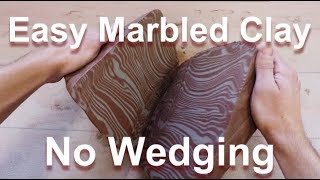 How to Make Marbled Clay [upl. by Yorker]