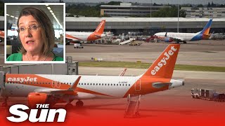 Whats happening with my holiday Easyjet cancels 1700 Gatwick flights [upl. by Wenger972]