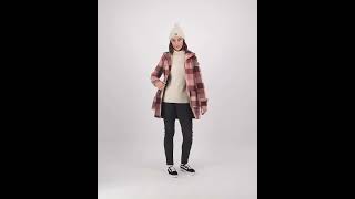 SW214181W Swanndri Womens Annmore Wool Overcoat in Lamington Check [upl. by Ahsiekit]