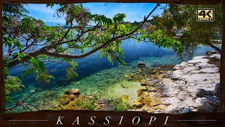 Kassiopi Corfu Greece ● Aerial Drone Views 【4K】 🇬🇷 2022 [upl. by Ameerak]