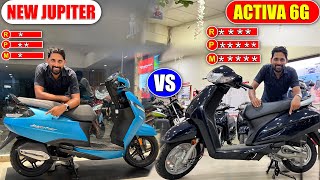 New Tvs Jupiter 110 VS Honda Activa 6G which is quotbest Scooter in 2024quot [upl. by Anileh512]