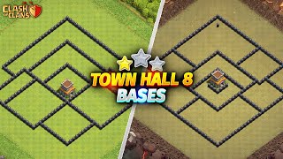 Town hall 8Th8 Base  Town hall 8Th8 FarmingTrophyPushingWar Base  Coc Th8 Base Link 2023 [upl. by Cindy]