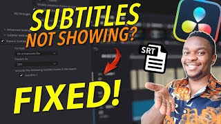 DaVinci Resolve SRT Export Fix  The Real Reason Your Subtitles Don’t Show in Videos [upl. by Tilford]