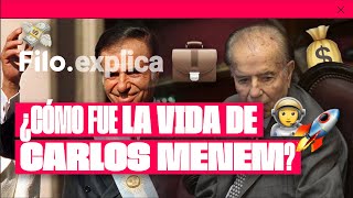 CARLOS MENEM UN PRESIDENTE EXÓTICO política deporte espectáculo tragedia indultos y corrupción [upl. by Odelet196]