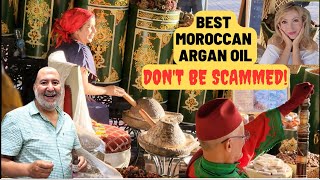 How to Buy Pure Argan Oil in Morocco Marrakech Souks Market 8 Things to Know Before Guide [upl. by Aay]