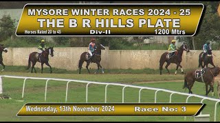 Race No 3 The BRHills Plate DIV  2 [upl. by Akcemat710]