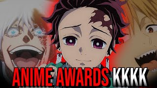 O ANIME AWARDS ATE QUE NÃO FOI TÃO RUIM ASSIM mas tbm não foi perfeito [upl. by Enaxor]