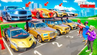 ВЫБИЛ САМЫЕ ДОРОГИЕ ТАЧКИ НА БОГАТОЙ ПАРКОВКЕ БИТВА РАНДОМА В GTA 5 ONLINE [upl. by Ayiak141]