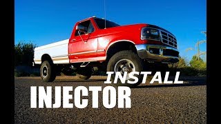 FULL FORCE DIESEL INJECTOR INSTALL Stage 1 Build EP7 [upl. by Cirtap41]