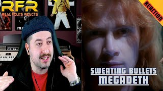 Megadeth  Sweating Bullets Official Music Video REACTION [upl. by As]