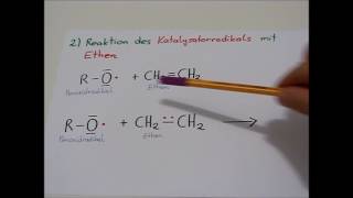 Radikalische Polymerisation von Ethen  Teil I [upl. by Eveivenej9]