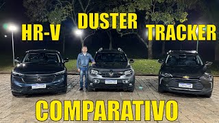 Comparativo Honda HRV x Renault Duster x Chevrolet Tracker [upl. by Rauch363]