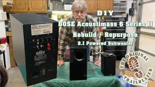 DIY BOSE Subwoofer Repurpose  Rebuild [upl. by Ithaman]