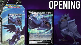 POKEMON TCG CORVIKNIGHT V BATTLE DECK OPENING [upl. by Nappie]