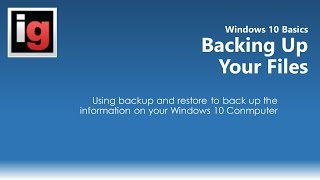 How to Back Up Your FilesComputer in Windows 10 [upl. by Elgar69]