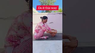 Do you also have stiffy back Try this fitness yoga exercise shorts viralvideo [upl. by Mayworm116]