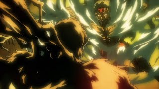 Reiner and Survey Corps vs Zeke and Eren Full Scene 4K  Attack On Titan Season 4 Part 3 Episode 1 [upl. by Sadella41]