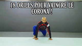 18 SOLO DRILL FOR BJJ Le jiujitsu pendant le confinement [upl. by Gerti258]