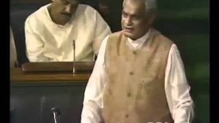 Parliamentary Speech on Lokpal Bill Sh Atal Bihari Vajpayee Ji [upl. by Euk569]