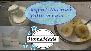 YOGURT Fatto in Casa  Ricetta Senza yogurtieratermometrothermosfornofermenti vivi [upl. by Eelarac]