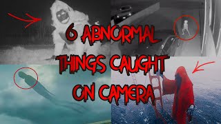 6 Abnormal Things Caught On Camera [upl. by Atteugram213]