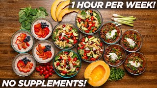 FAST HighProtein Vegan Meal Prep 1 Hour Per Week [upl. by Gaven]