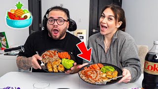 MindOfRez Tries HEALTHY FOOD For The First Time with Girlfriend [upl. by Grearson]