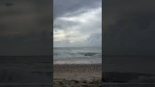 Hatteras Island waves before Debbie arrives hatteras tropicalstorm oceanwaves [upl. by Nylesoy]