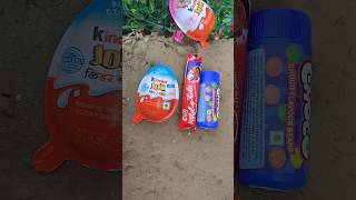 Rola Cola Toffee Candy With Mini Choco Jems amp Kinder Joy Box shortsviralvideo [upl. by My]