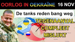 16 nov Russische tegenaanval gaat vreselijk mis  Versterkingen afgeslagen  Rapport uit Oekraïne [upl. by Terrag]