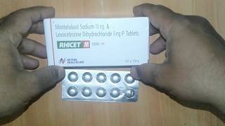 Rhicet M Tablet uses composition side effects precaution dosage amp review in Hindi [upl. by Rihsab762]