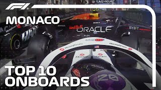 Ocon amp Gaslys Dramatic Collision And The Top 10 Onboards  2024 Monaco Grand Prix  Qatar Airways [upl. by Reitman]