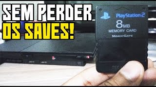 Como apagar DADOS CORROMPIDOS no MEMORY CARD de PS2 SEM PERDER OS SAVES [upl. by Milt]