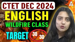 CTET दिसंबर 2024  English  Wildfire Class  3030 का निचोड़ 2 by Nidhi Arora Maam [upl. by Eimak]