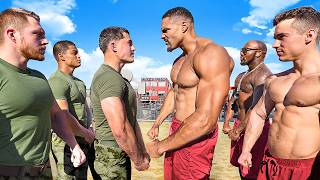 US MARINES VS BODYBUILDERS Who Is Stronger [upl. by Ordnas350]