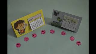 MINI CALENDAR 2020 DIY mini CALENDAR 2019 How to make mini calendar 2021 [upl. by Calvert]